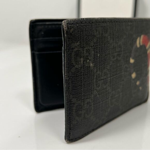 Mens Gucci Wallet Bifold GG Supreme Kingsnake Print (Pre-Owned / Used) - Picture 9 of 10
